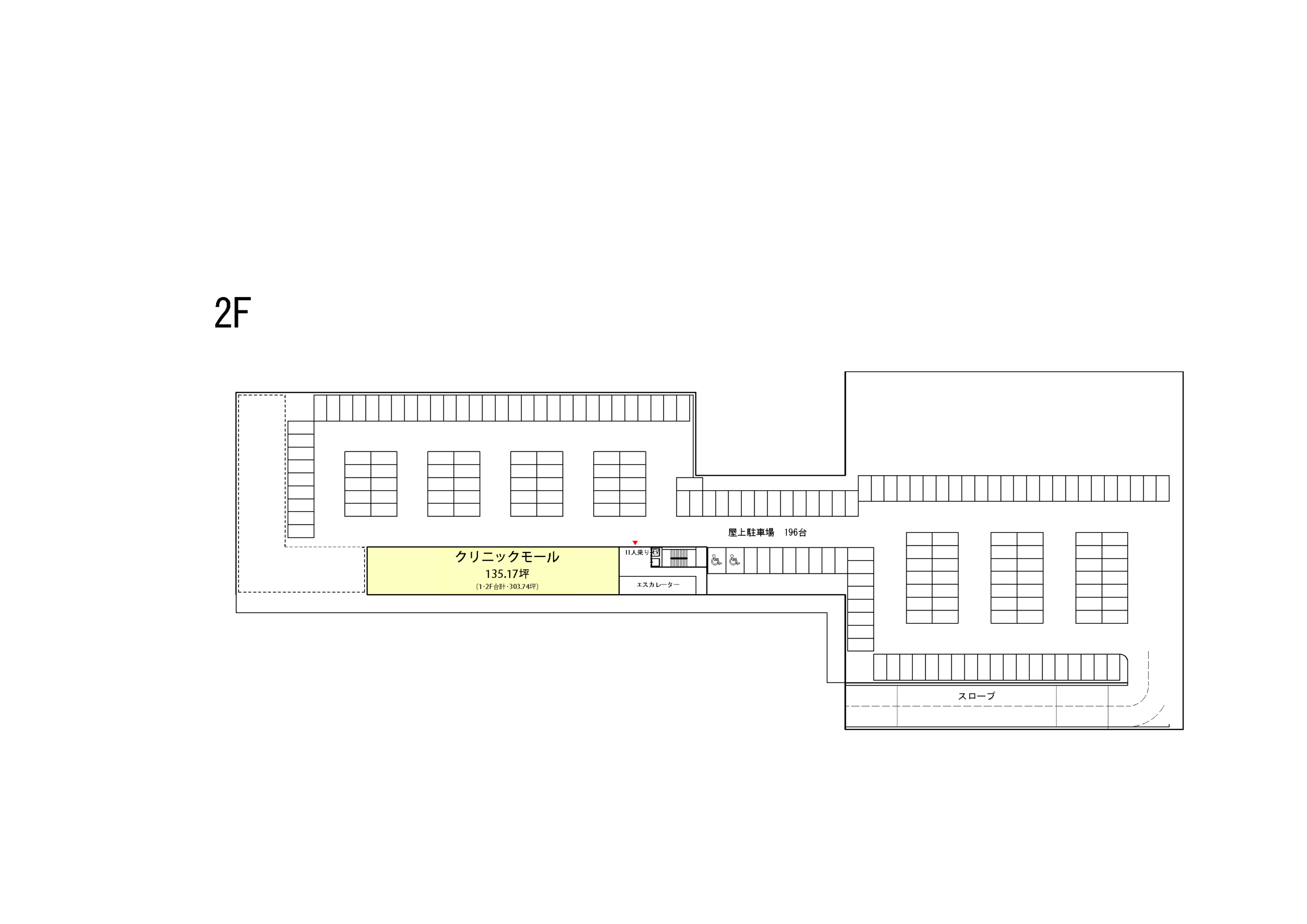 枚方大橋メディカルゾーン平面図の平面図
